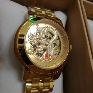 Часы дракона Angela Bos 9007G Gold